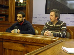 Irungo Bilduko kideak, agerraldian