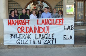 Hamabi-T enpresakoen elkarretaratzea Pasaian