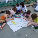 Hormak apaintzeko teknikak ikasi dituzte haurrek