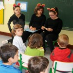 Elizalde Herri Eskolako ikasleak Liburu Eguna ospatzen