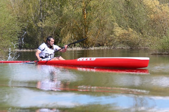 Imanol Burguera, probaren une batean