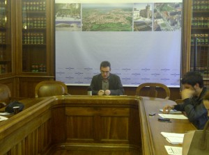 Xabier Iridoy, gaur goizeko agerraldian