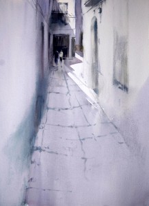 Paco Castroren akuarela bat