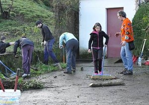 Auzolana Ergoien auzoan, iazko abenduan