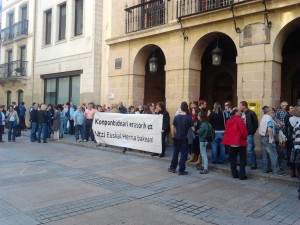 Sorturen elkarretaratzea Errenteria-Oreretan