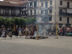 San Joan sua Doneztebe plazan