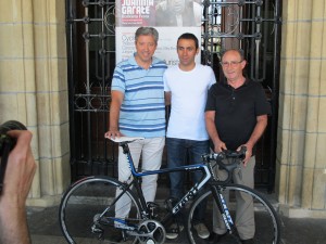 Pedro Alegre, Juanma Garate eta Juanjo Garagarza