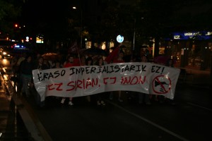 Manifestazioaren une bat