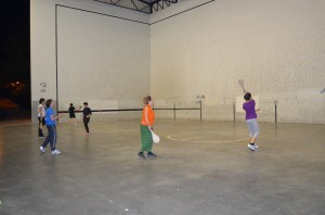 Emakumea Pilotari egitasmoko saioa, atzo