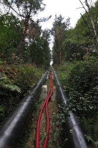 Irusta hidroelektrikara doazen hodiak