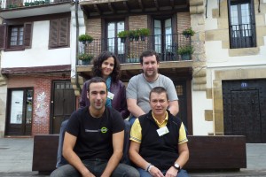 Aiora Perez de San Roman, Oihan Tello, Asier Legorburu eta Mailu Iragorrik deia luzatu diete herritarrei gobernu taldearen izenean