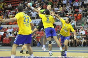 BM Aragonen kontrako partidaren irudia da honakoa. Argazkia: BM Aragon