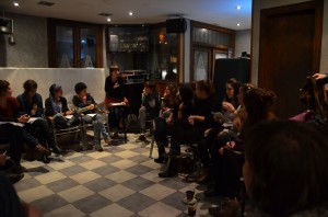 Eskola feministaren lehen saioa