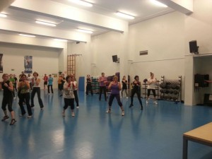 Body combat saio bat Galtzarabordako kiroldegian