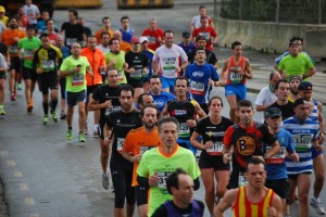 Hainbat korrikalari, Pasaiako portuan. Argazkia: Pello Ibarguren