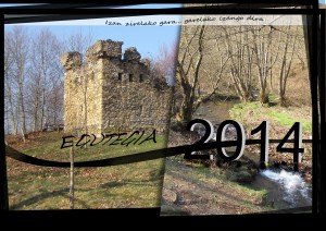 Kateako 2014ko egutegiaren azala