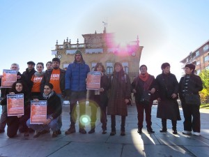 Atzo egin zuten agerraldiaren irudia