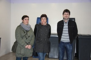 Izaskun Biurrun, Amaia Agirregabiria eta Iñaki Errazkin