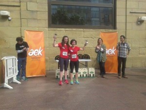 Arbelaitz eta Mitxelena saria jasotzen, atzo