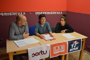 Uztailaren 2an mobilizazioak egingo dituzte Sortu, LAB eta Ernaik.