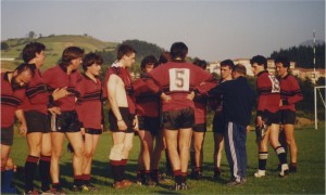 Jesus Erro (txandalarekin), Orereta Rugby Taldearekin, 1987an