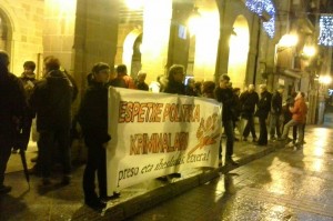 Presoen aldeko elkarretaratzea