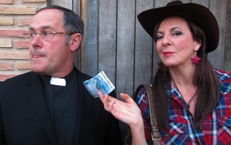 Santi Ugalde eta Maribel Salas, Trapu Zaharra konpainiaren 'La Conga' antzezlaneko protagonistak