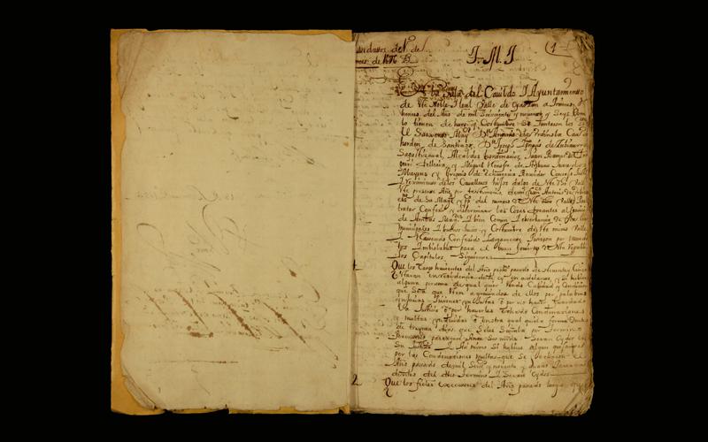 Oiartzungo Udaleko akta zaharra