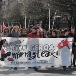 Ikasleen greba LOMCEren kontra