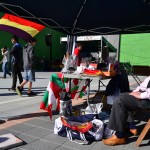 Errepublika festa egin dute Santiagon