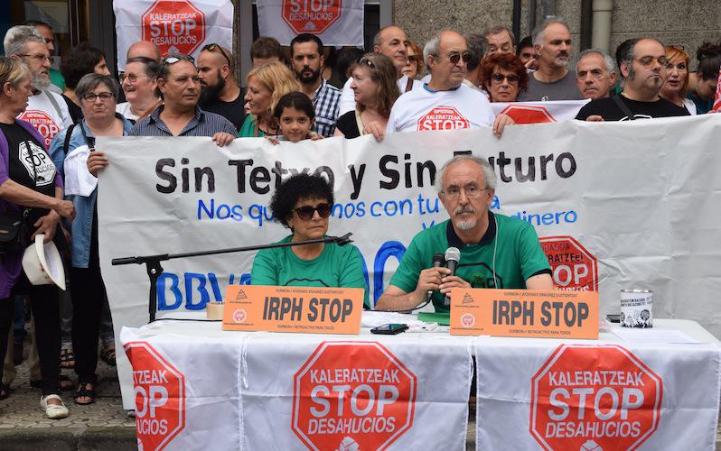 Pedro Martinek hartu du hitza agerraldian.