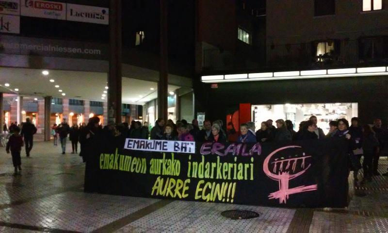 Portugaleteko emakumearen hilketa salatu zuten atzo.