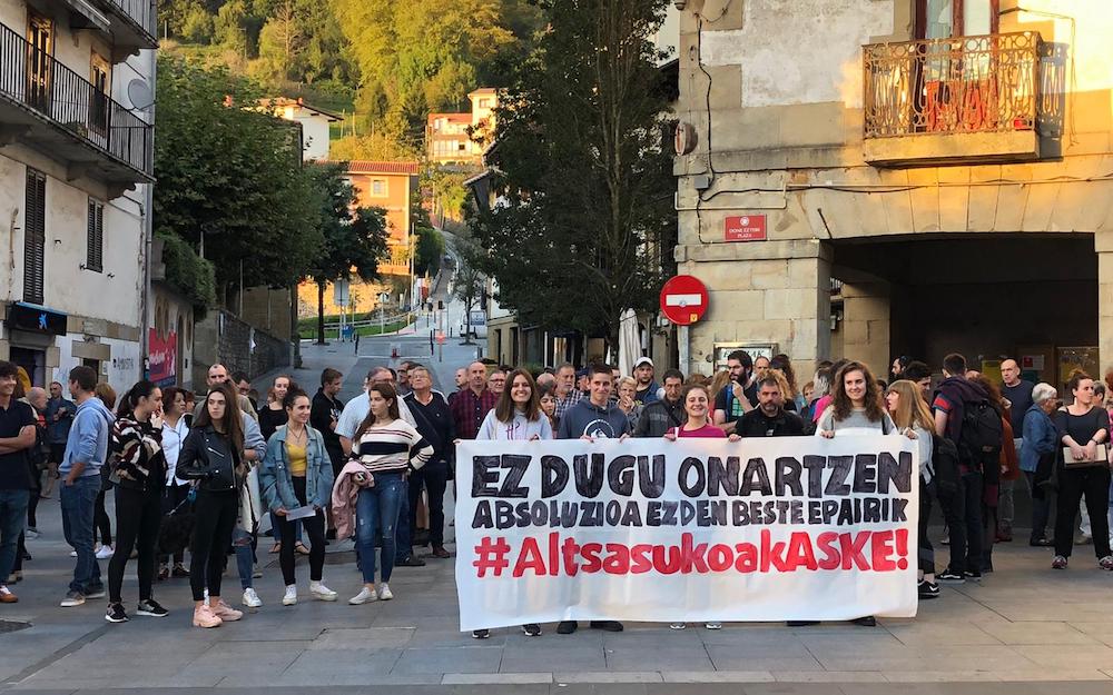 altsasu oiartzun elkarretaratzea