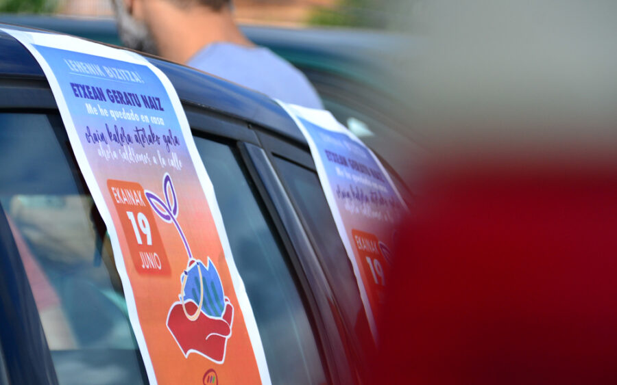 Eskubide sozialen karta. Mobilizazioak. Auto karabana.